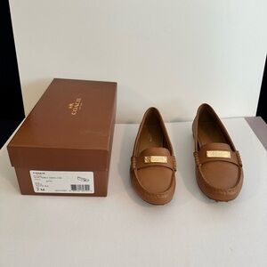 Coach Olive Driving Loafers (Color: Ginger)